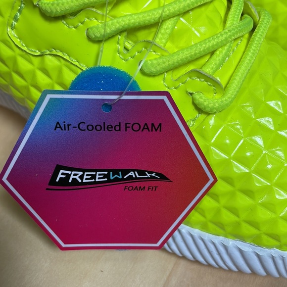 ROXY-ROSE Women Lightweight yellow Metallic Studded Jogger shoes size 6 - Picture 7 of 7